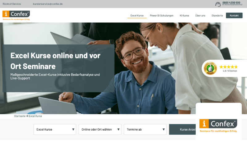 Webdesigner Hamburg Referenz Bildungsinstitut